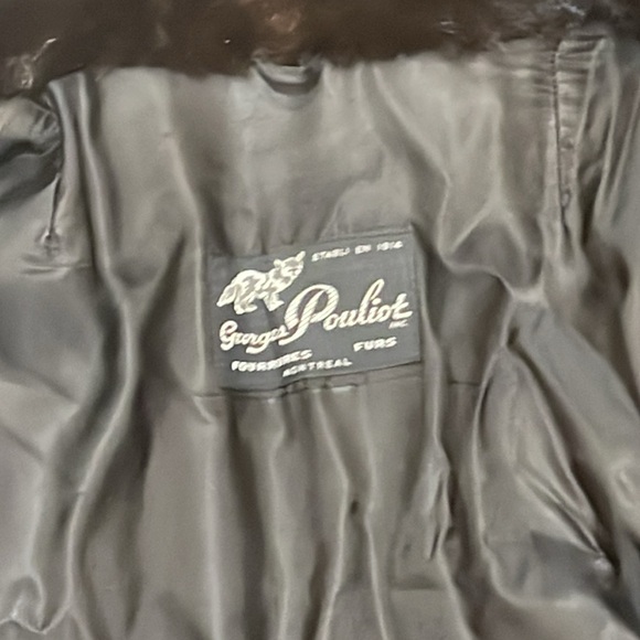 Dark brown ranch MINK coat 3-4 length. Stunning. Vintage. Medium - Picture 2 of 5